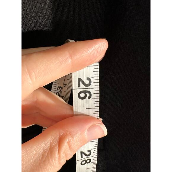 Rachel Zoe Blazer Jacket Womens Black Large Knit Button Stretch Classic Minimal - Picture 6 of 7